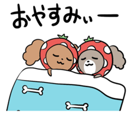 Good friend poodle sticker #9252973