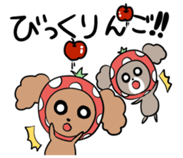 Good friend poodle sticker #9252975