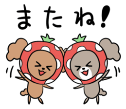 Good friend poodle sticker #9252977