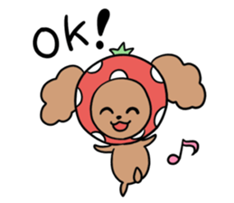 Good friend poodle sticker #9252989