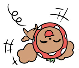 Good friend poodle sticker #9253003