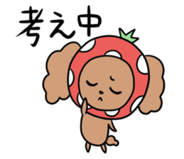 Good friend poodle sticker #9253006