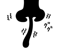 Very black cat 2 sticker #9253338