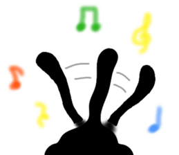 Very black cat 2 sticker #9253346