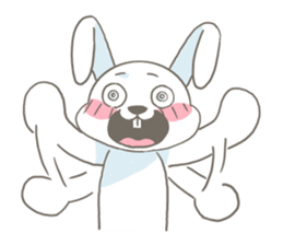 Rabbit is charming sticker #9253970