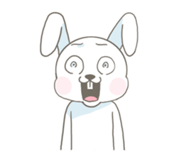 Rabbit is charming sticker #9253972