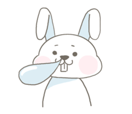 Rabbit is charming sticker #9253973