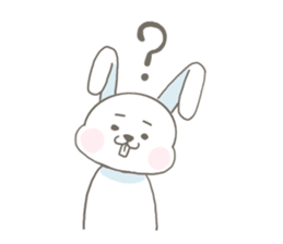 Rabbit is charming sticker #9253974