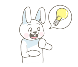 Rabbit is charming sticker #9253975