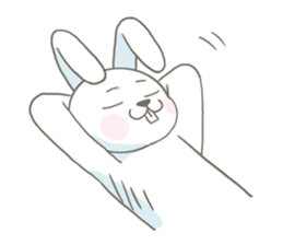 Rabbit is charming sticker #9253976