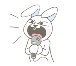Rabbit is charming sticker #9253979