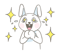 Rabbit is charming sticker #9253987