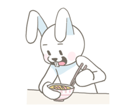 Rabbit is charming sticker #9253988