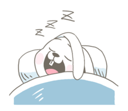 Rabbit is charming sticker #9253989