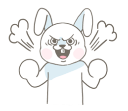 Rabbit is charming sticker #9253998