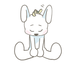 Rabbit is charming sticker #9253999