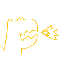 strong tyrannosaurus sticker #9254857