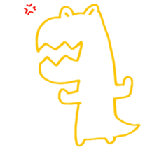 strong tyrannosaurus sticker #9254881