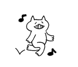 not a cat sticker sticker #9256452