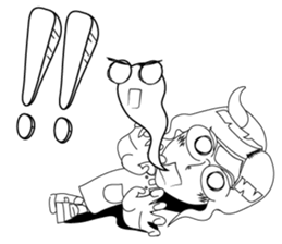 Cartoon Isan thailand v.lady home keeper sticker #9256520