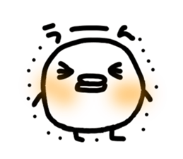 Chick handwriting3 sticker #9256612