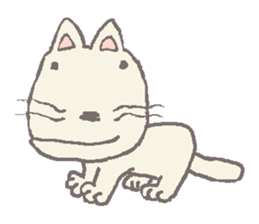 nekoss A Cat / Chat 9 Picture only sticker #9256930