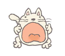 nekoss A Cat / Chat 9 Picture only sticker #9256933