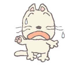 nekoss A Cat / Chat 9 Picture only sticker #9256934