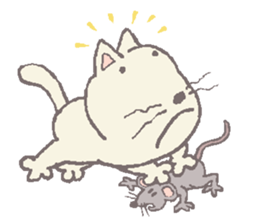 nekoss A Cat / Chat 9 Picture only sticker #9256937