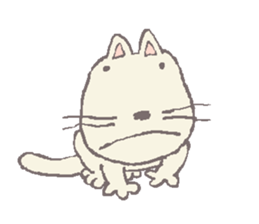 nekoss A Cat / Chat 9 Picture only sticker #9256941