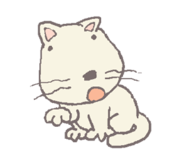 nekoss A Cat / Chat 9 Picture only sticker #9256948