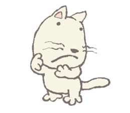 nekoss A Cat / Chat 9 Picture only sticker #9256953