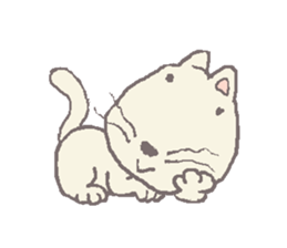 nekoss A Cat / Chat 9 Picture only sticker #9256957