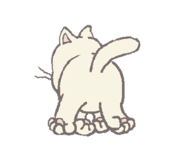 nekoss A Cat / Chat 9 Picture only sticker #9256966