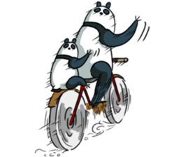 Panda & Chickens 2:My Family sticker #9257256