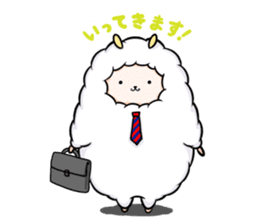 Mofumofu the sheep sticker #9257968