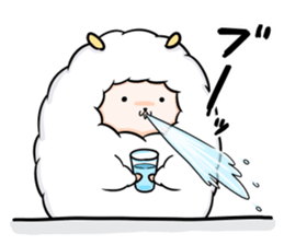 Mofumofu the sheep sticker #9257973
