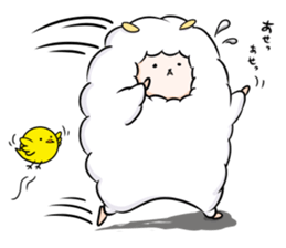Mofumofu the sheep sticker #9257977