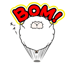 Mofumofu the sheep sticker #9257980