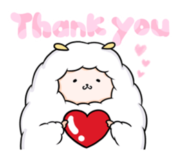 Mofumofu the sheep sticker #9257981