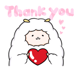 Mofumofu the sheep sticker #9257981