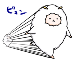 Mofumofu the sheep sticker #9257982