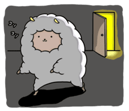 Mofumofu the sheep sticker #9257984