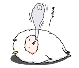 Mofumofu the sheep sticker #9257987