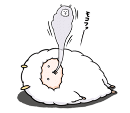 Mofumofu the sheep sticker #9257987