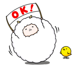 Mofumofu the sheep sticker #9257988