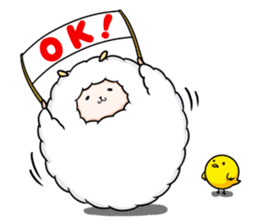 Mofumofu the sheep sticker #9257988