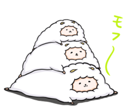 Mofumofu the sheep sticker #9257990
