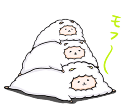 Mofumofu the sheep sticker #9257990