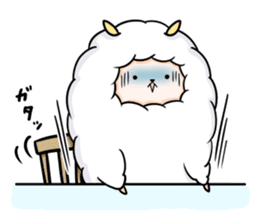 Mofumofu the sheep sticker #9257992